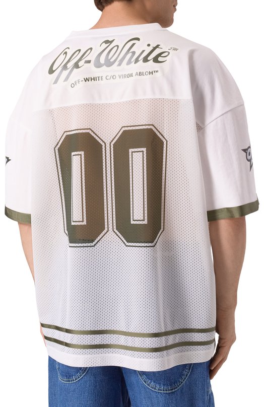Футболка Off-White 0MAD003S25JER002 Белый  0MAD003S25JER002 Фото 4