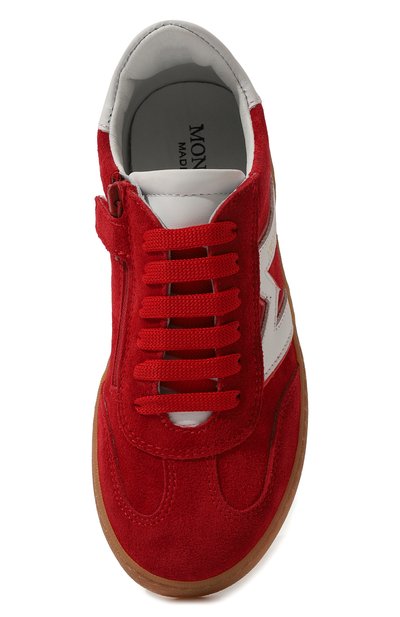 Замшевые кеды MONNALISA, арт. 8CC020, фото 4