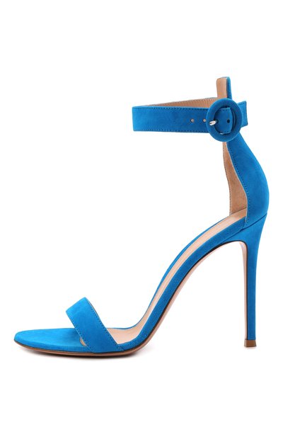 Замшевые босоножки portofino 105 GIANVITO ROSSI, арт. G61096.15RIC.CAMTURC, фото 4