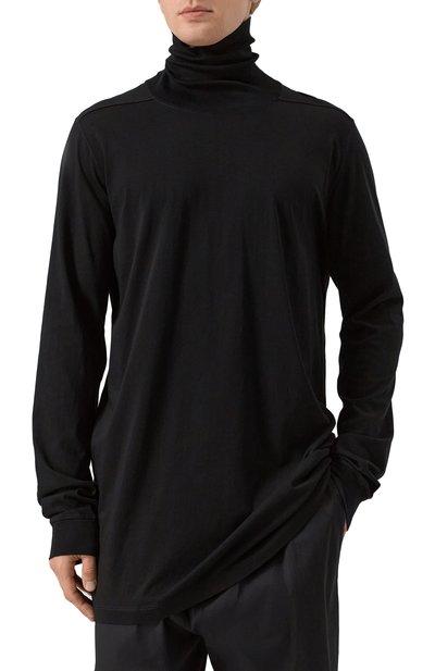 Хлопковая водолазка RICK OWENS, арт. RU02E1286/JA, фото 3