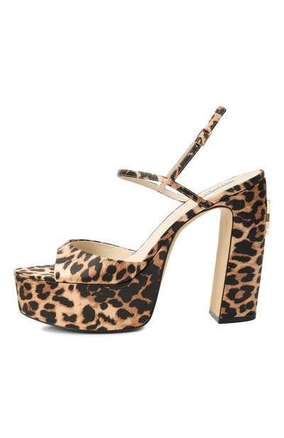 Текстильные босоножки fire NAKED WOLFE, арт. FIRE/SILK SATIN, фото 4