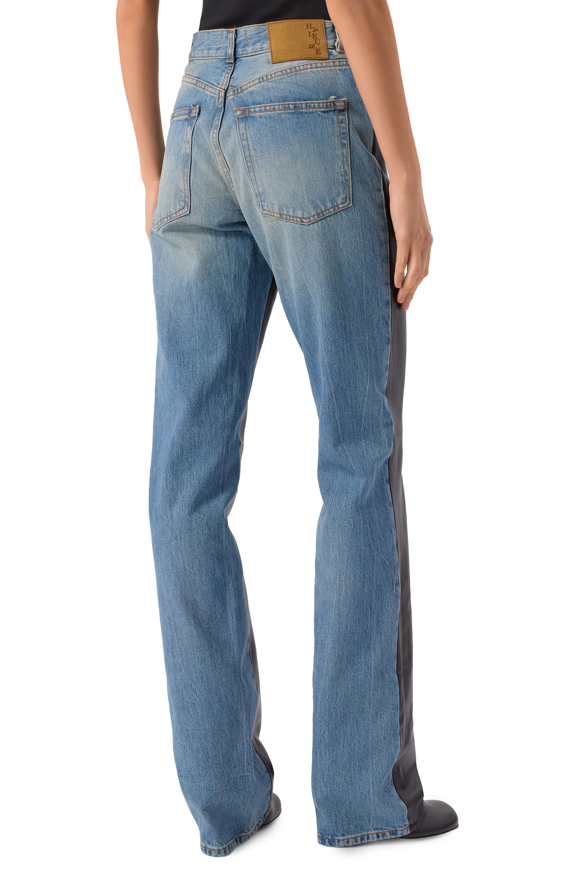 Комбинированные джинсы HAIKURE, арт. HEW03358DF190L0906, фото 4