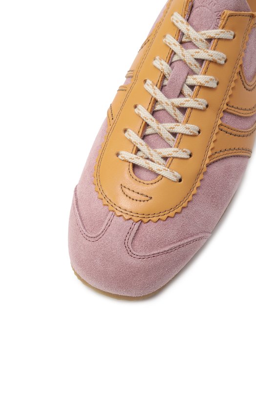 Замшевые кеды Dries Van Noten WS251/1159/126 Розовый  WS251/1159/126 Фото 7