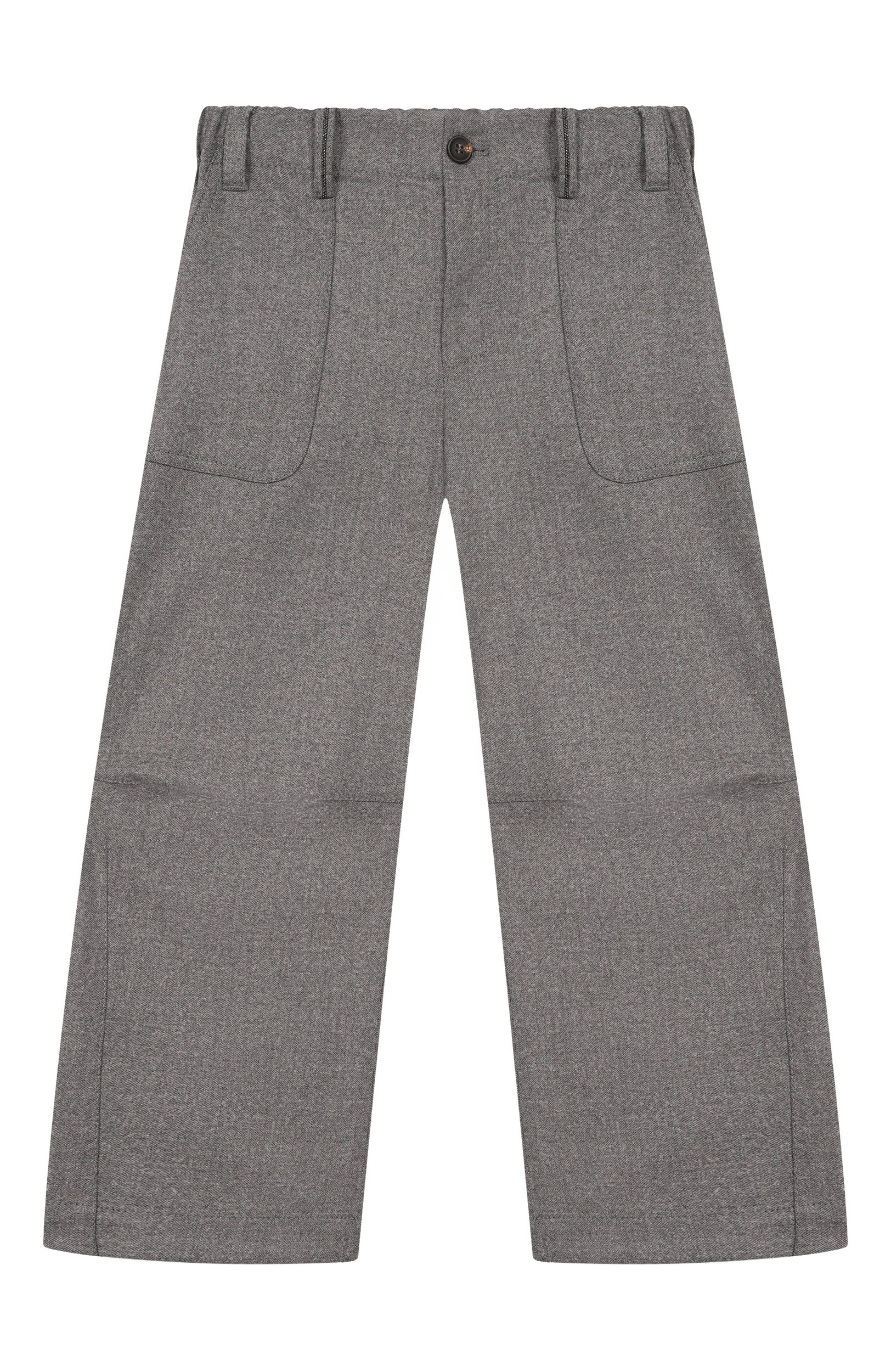 Шерстяные брюки BRUNELLO CUCINELLI, арт. BB122P272A, фото 1