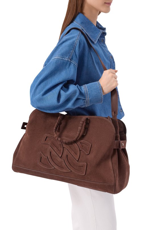 Сумка-тоут Park Avenue Casadei 3W458J0000/PAKVL Коричневый  3W458J0000/PAKVL Фото 2