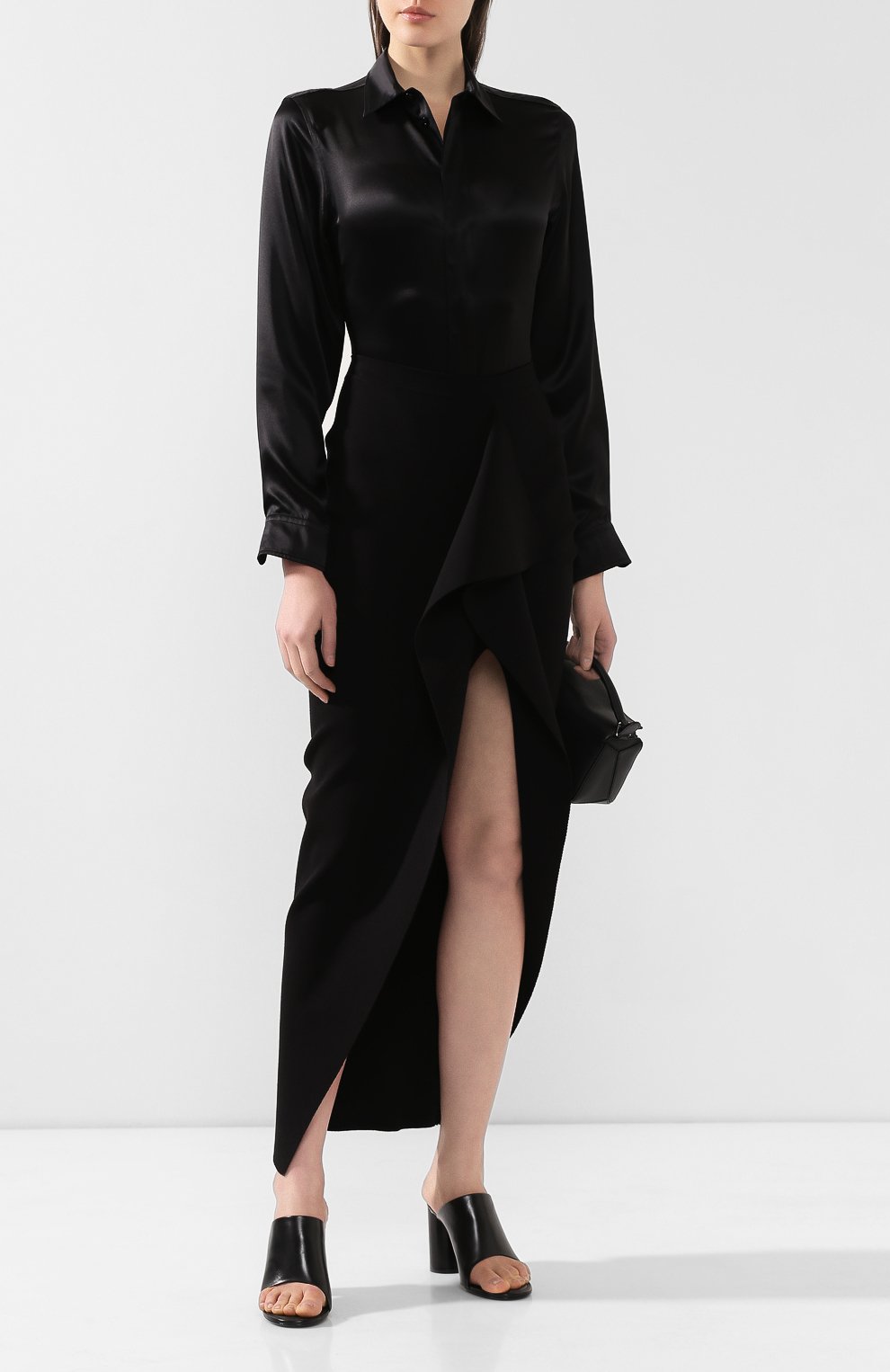 Шелковая рубашка BALENCIAGA, арт. 596133/TGN03, фото 2