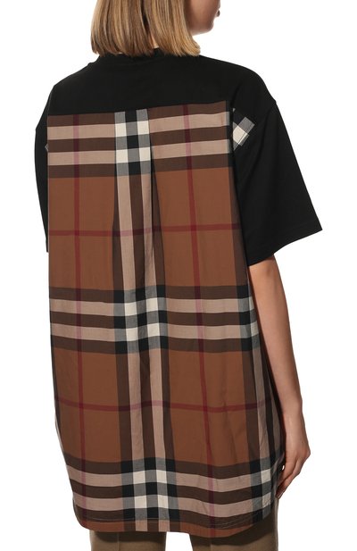 Хлопковая футболка BURBERRY, арт. 8044962, фото 4