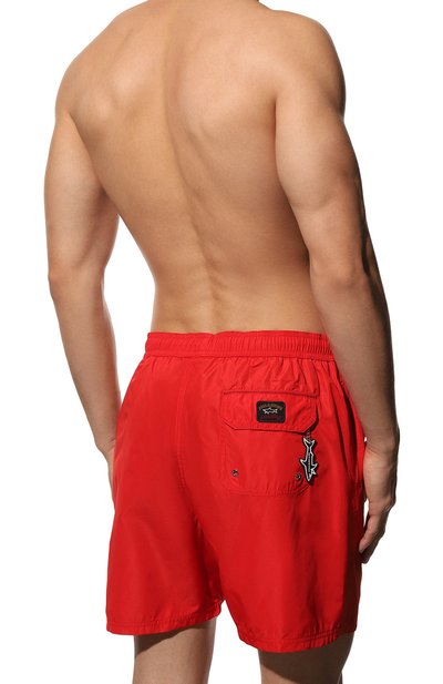 Плавки-шорты PAUL&SHARK красного цвета по цене 16700 руб., арт. C0P5001, фото 3 Плавки-шорты PAUL&SHARK, арт. C0P5001, фото 3