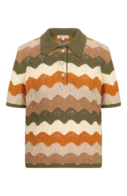 Женское хлопковое поло ADDICTED, арт. TS2504.2125-2143