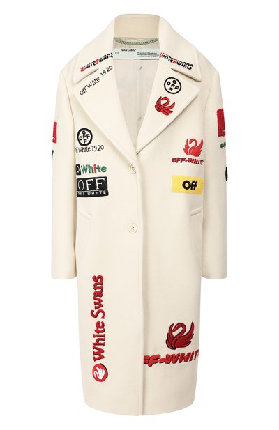 Шерстяное пальто OFF-WHITE, арт. 0WEA179E19A640820288, фото 1