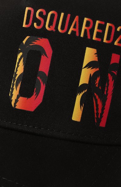 Хлопковая бейсболка icon DSQUARED2, арт. BCM0668 05C00001, фото 4