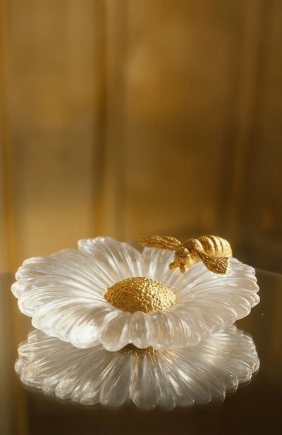 Декоративный цветок  с пчелой or d'abeille DAUM, арт. 05893