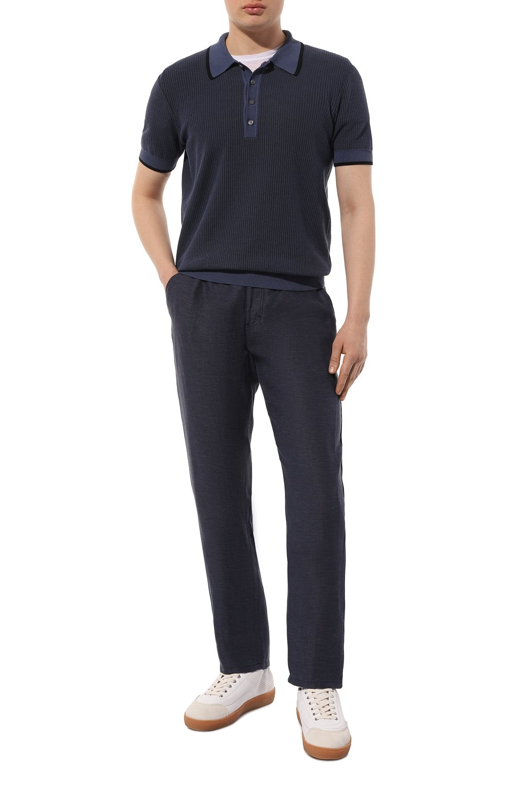 Брюки изо льна и шелка ZILLI, арт. CP801BM0850VZC000, фото 2