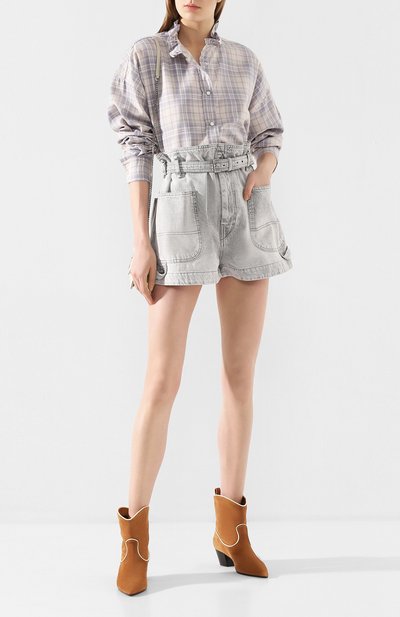 Хлопковая рубашка ISABEL MARANT ETOILE, арт. CH0544-20P064E/ILARIA, фото 2