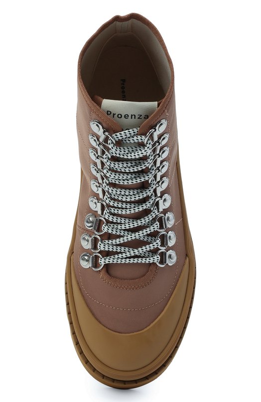 Текстильные ботинки Proenza Schouler Коричневый, фото 6