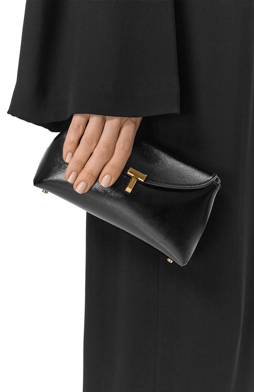 Клатч T-Lock mini TOTEME 254-WAL0085-LE0164 Чёрный  254-WAL0085-LE0164 Фото 2