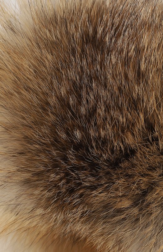 Шапка-ушанка стильная Саша из меха лисы FurLand 0107609610001600199 Бежевый  0107609610001600199 Фото 3