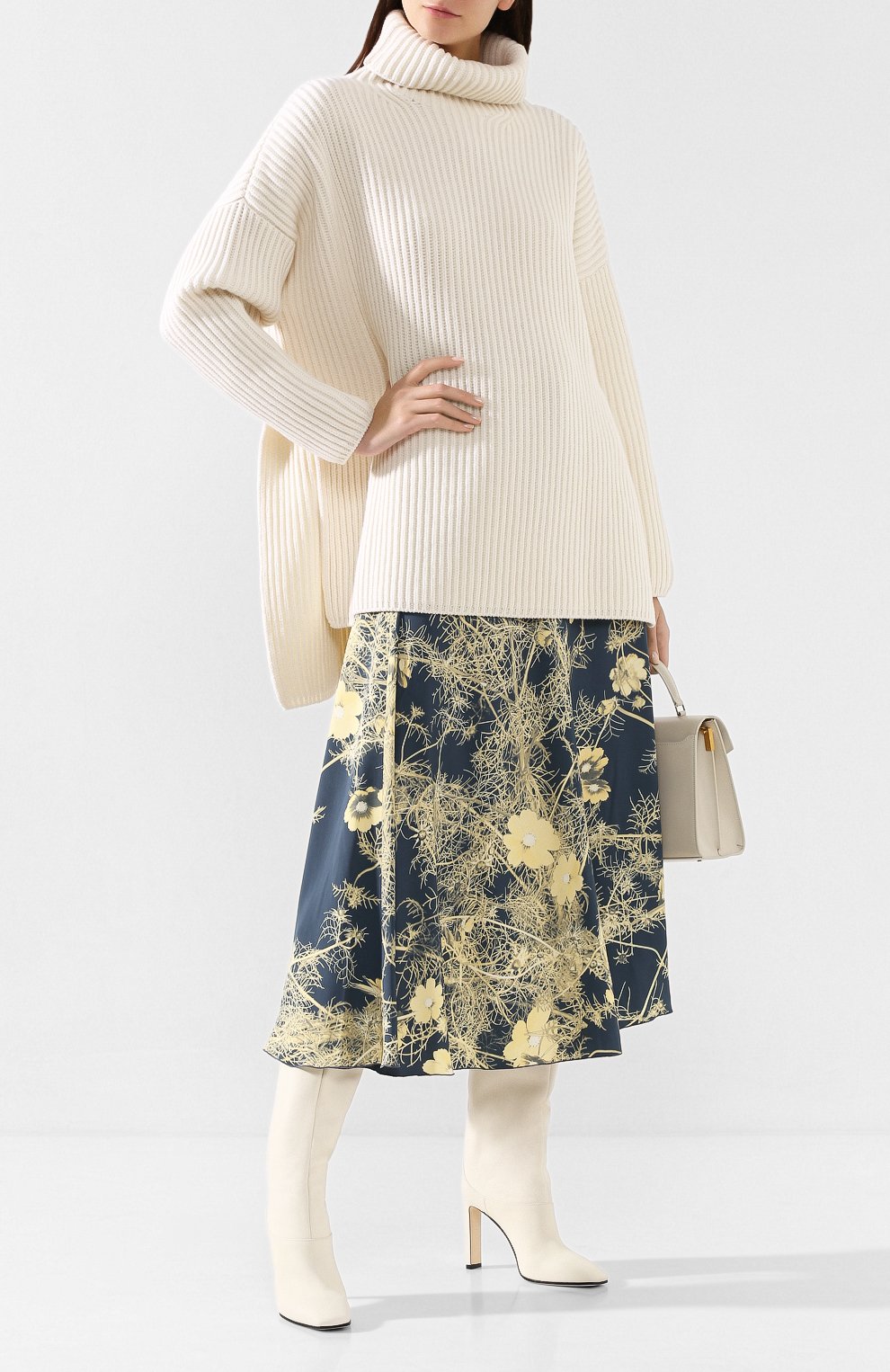 Кожаные сапоги mahesa 100 JIMMY CHOO, арт. MAHESA 100/CLF, фото 2