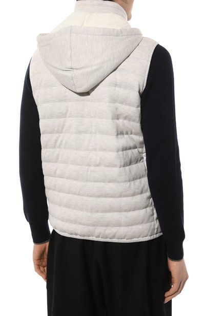 Жилет из шерсти и кашемира BRUNELLO CUCINELLI, арт. MJ802P307, фото 4