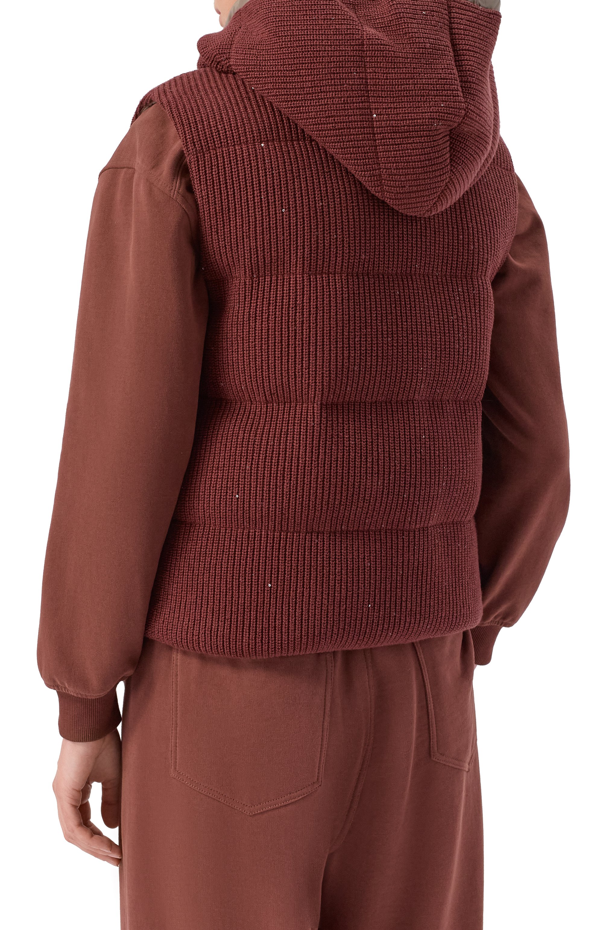 Пуховый жилет BRUNELLO CUCINELLI, арт. M0DVT2142, фото 4