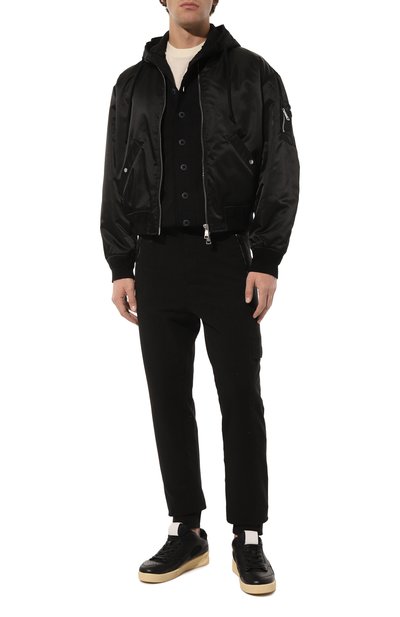 Хлопковая толстовка HANNES ROETHER черного цвета по цене 43550 руб., арт. 110888/MI32G.211, фото 2 Хлопковая толстовка HANNES ROETHER, арт. 110888/MI32G.211, фото 2