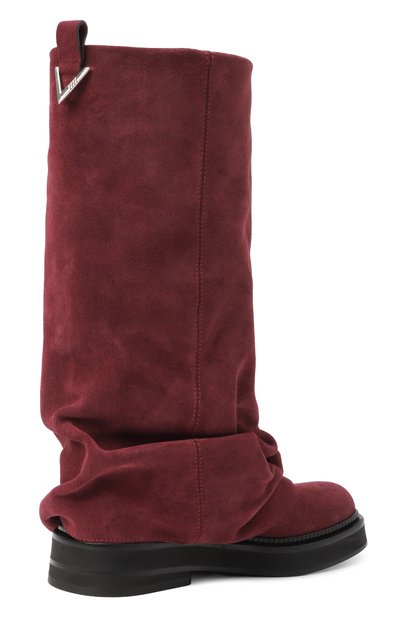 Замшевые сапоги robin THE ATTICO бордового цвета по цене 131000 руб., арт. 251WSH00798/LBT040AA, фото 5 Замшевые сапоги robin THE ATTICO, арт. 251WSH00798/LBT040AA, фото 5