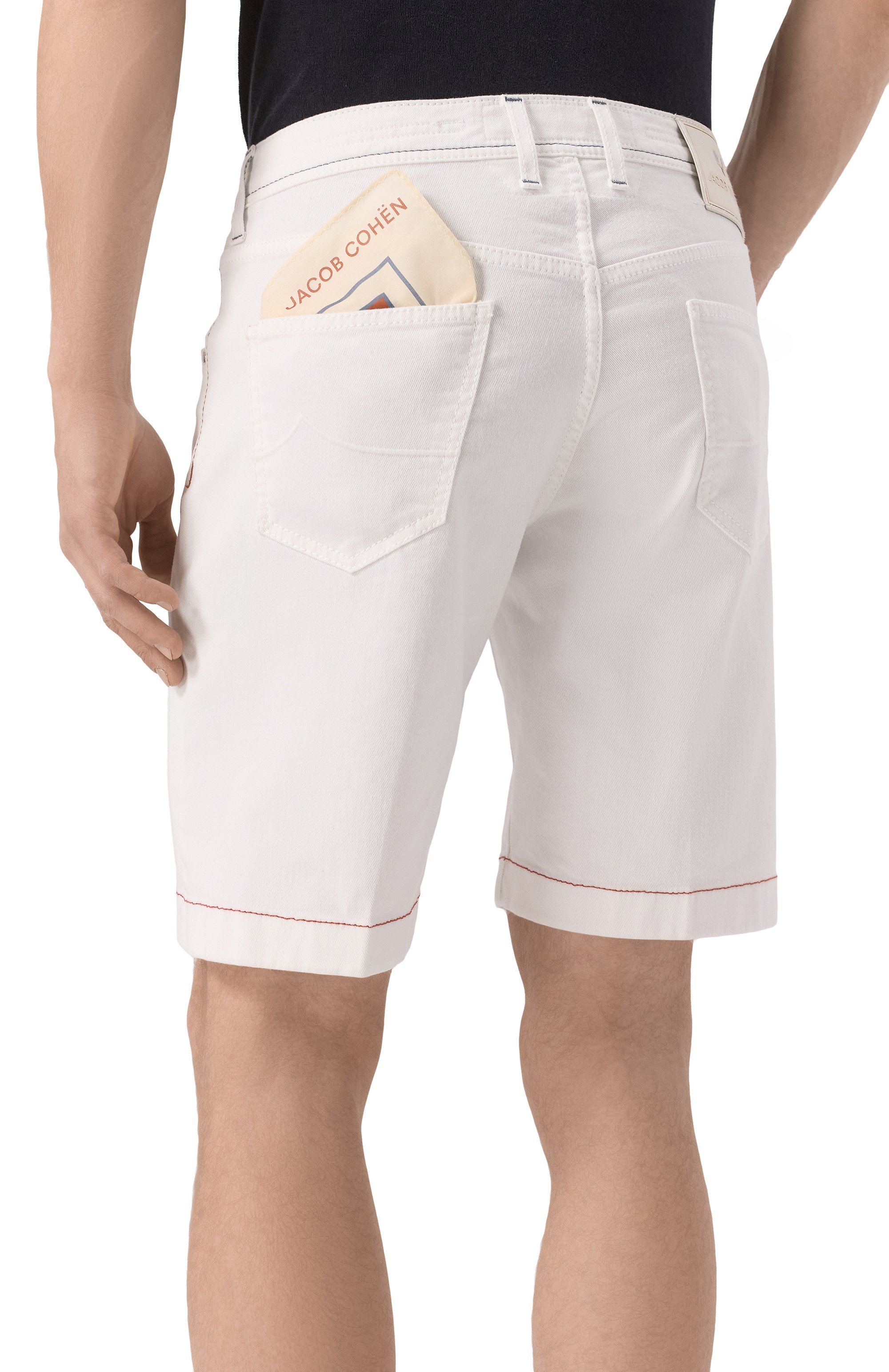 Джинсовые шорты nicolas JACOB COHEN, арт. 25E P/JUM_0M001 T02 S3848 L1, фото 4