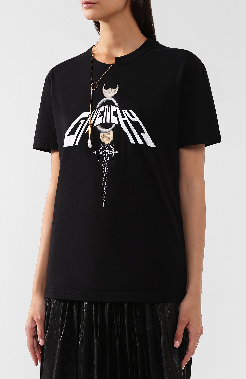 Хлопковая футболка GIVENCHY, арт. BW706P3Z23, фото 3