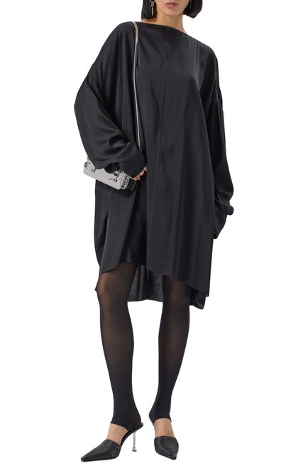 Женская атласная туника RICK OWENS, арт. R001E7599/SCH