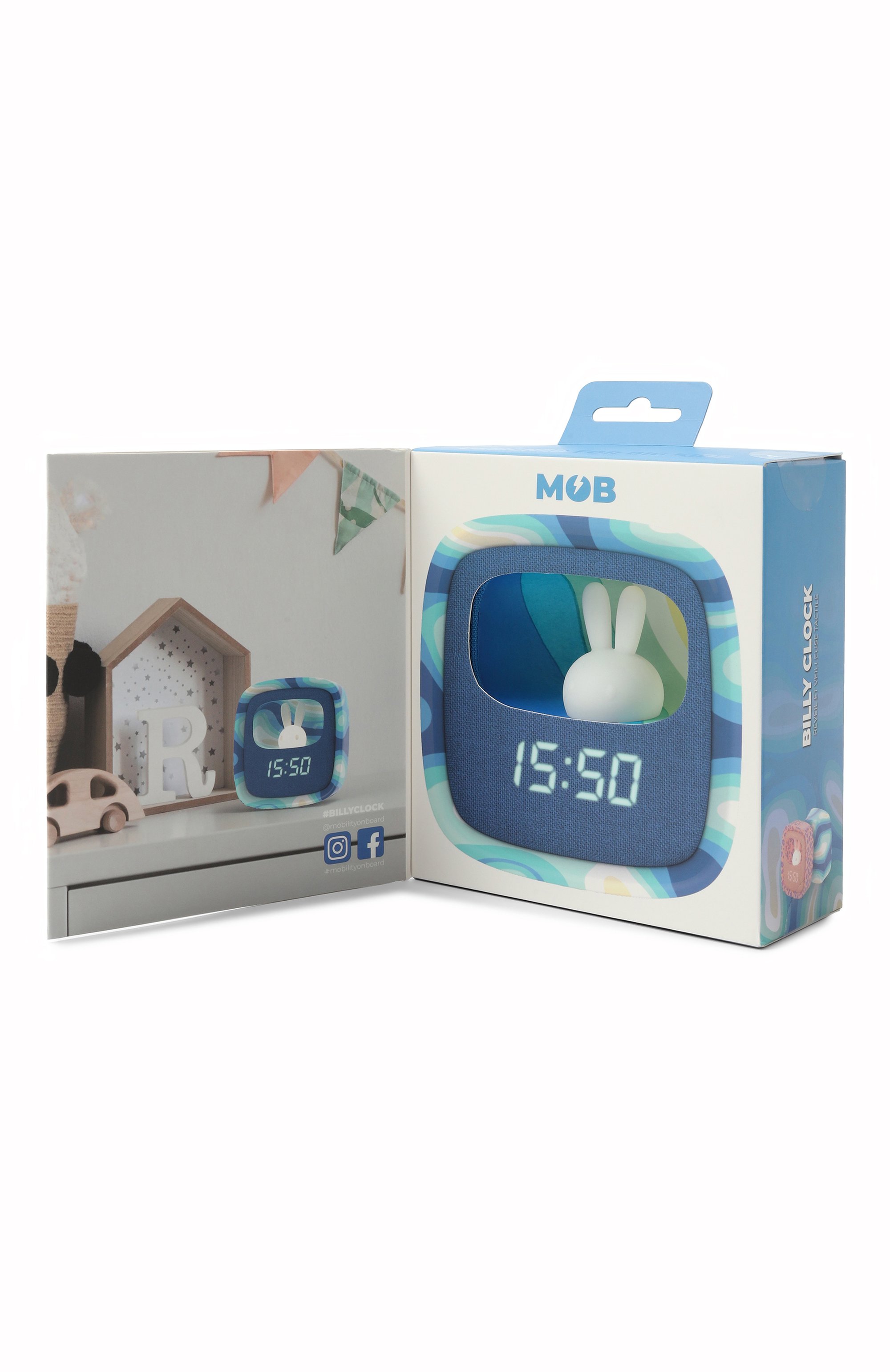 Светильник-часы billy clock - blue wave PLAYFOREVER, арт. BILLY-BLW-01, фото 2