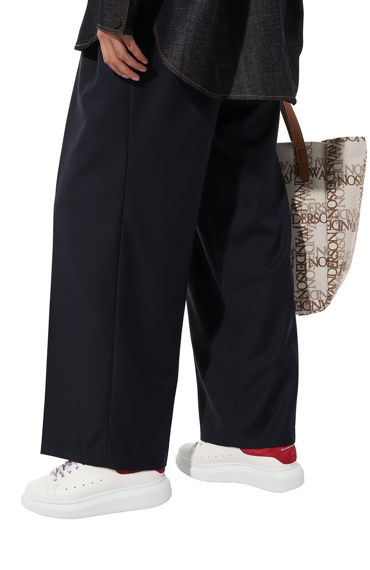 Кожаные кеды oversized ALEXANDER MCQUEEN, арт. 718139/WIBN2, фото 1