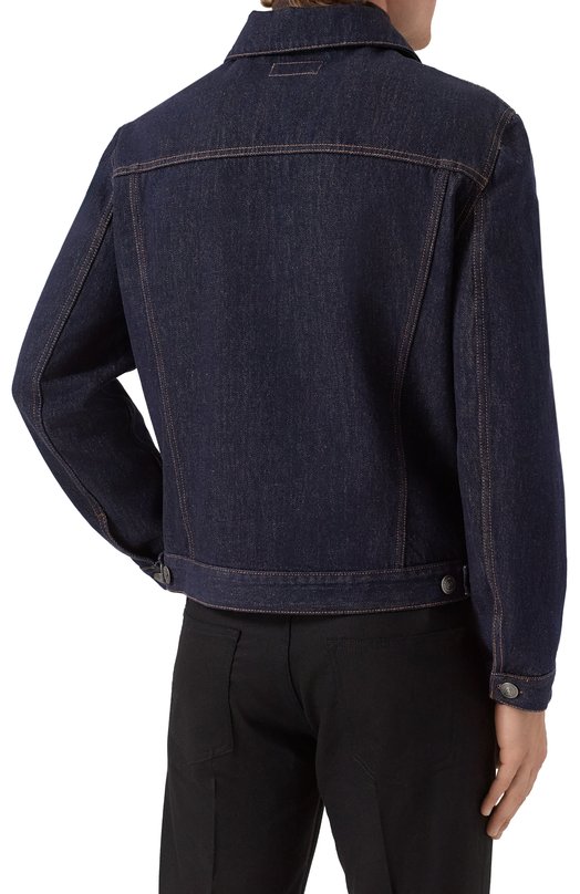 Джинсовая куртка Brunello Cucinelli M233P6909 Синий  M233P6909 Фото 4
