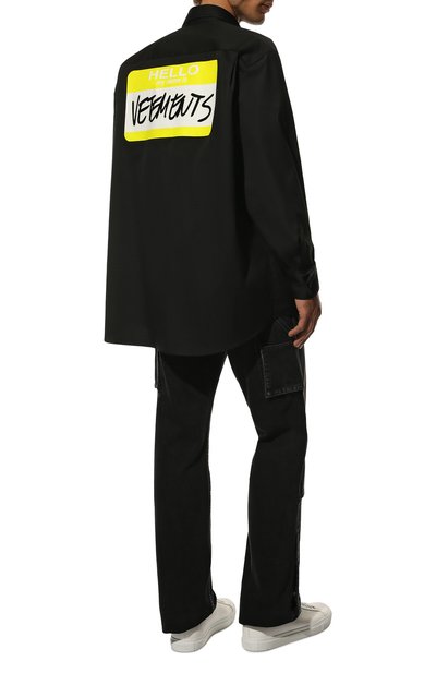 Хлопковая рубашка VETEMENTS, арт. UA53SH500B 1001/M, фото 2
