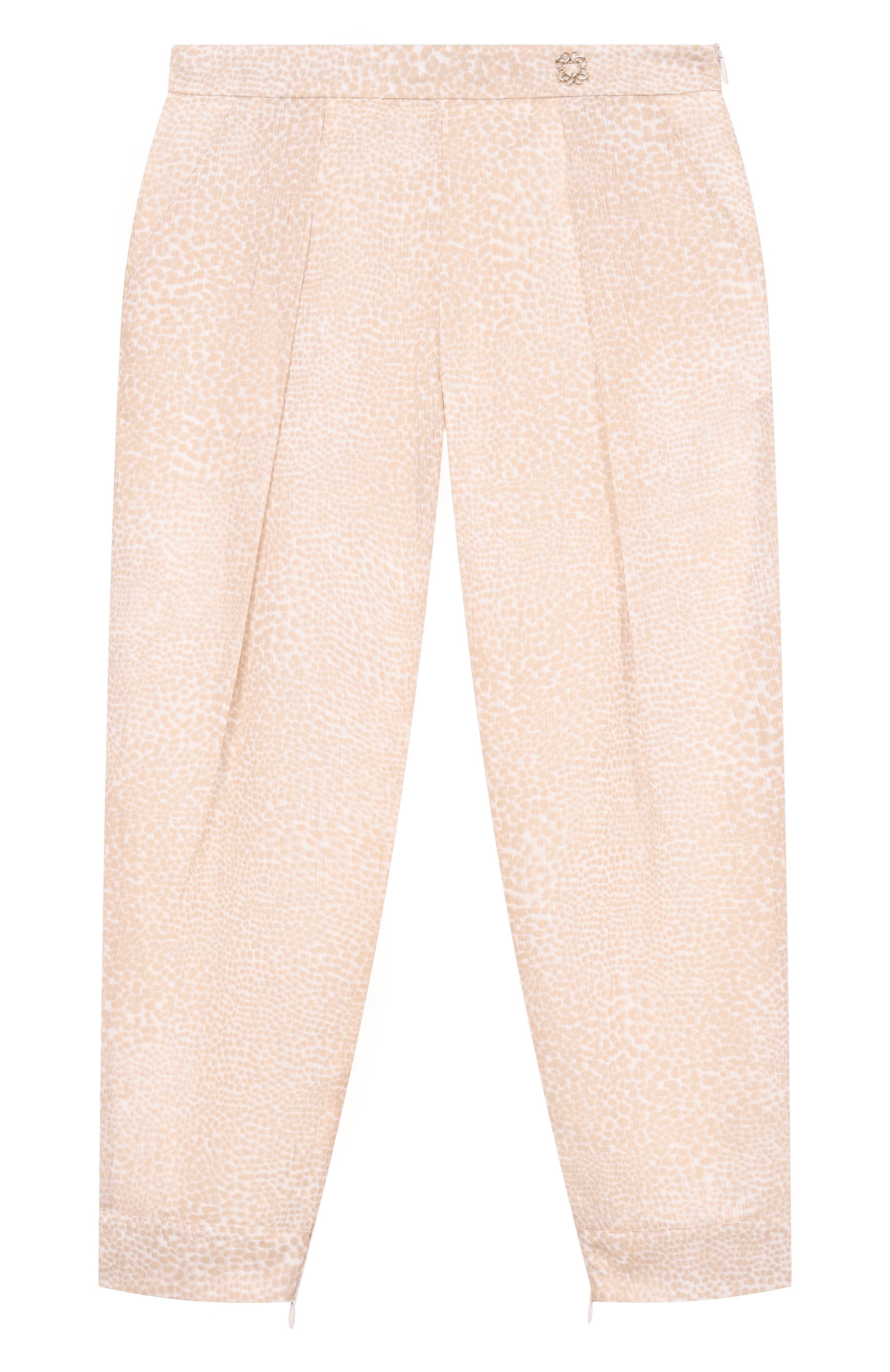 Брюки ELIE SAAB JUNIOR светло-бежевого цвета по цене 56650 руб., арт. EFPA023/TS1106_001, фото 1 Брюки ELIE SAAB JUNIOR, арт. EFPA023/TS1106_001, фото 1