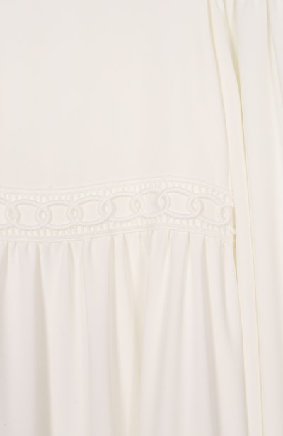 Платье ELIE SAAB KIDS молочного цвета по цене 103500 руб., арт. EFAB126 MXML/TS1036_001, фото 3 Платье ELIE SAAB KIDS, арт. EFAB126 MXML/TS1036_001, фото 3