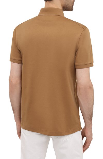 Хлопковое поло BOSS, арт. 50398204, фото 4