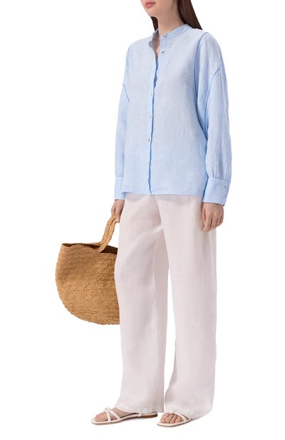 Женский льняная рубашка 120% LINO, арт. 33ALIW1PKM/000G465