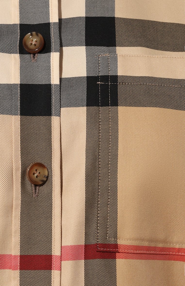 Хлопковая рубашка BURBERRY, арт. 8071338, фото 1