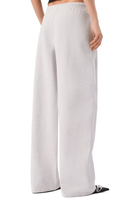 Хлопковые брюки Alexander Wang 1CC2264040 Серый  1CC2264040 Фото 4