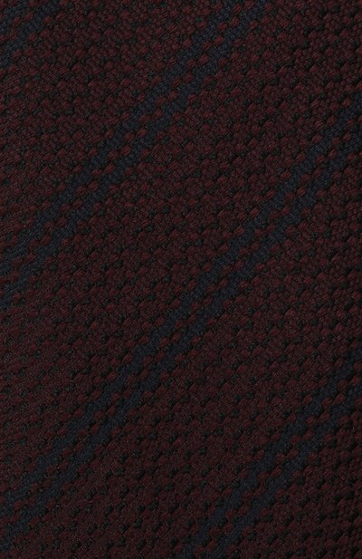 Шелковый галстук ZEGNA бордового цвета по цене 19650 руб., арт. Z2D33T/1XW, фото 4 Шелковый галстук ZEGNA, арт. Z2D33T/1XW, фото 4