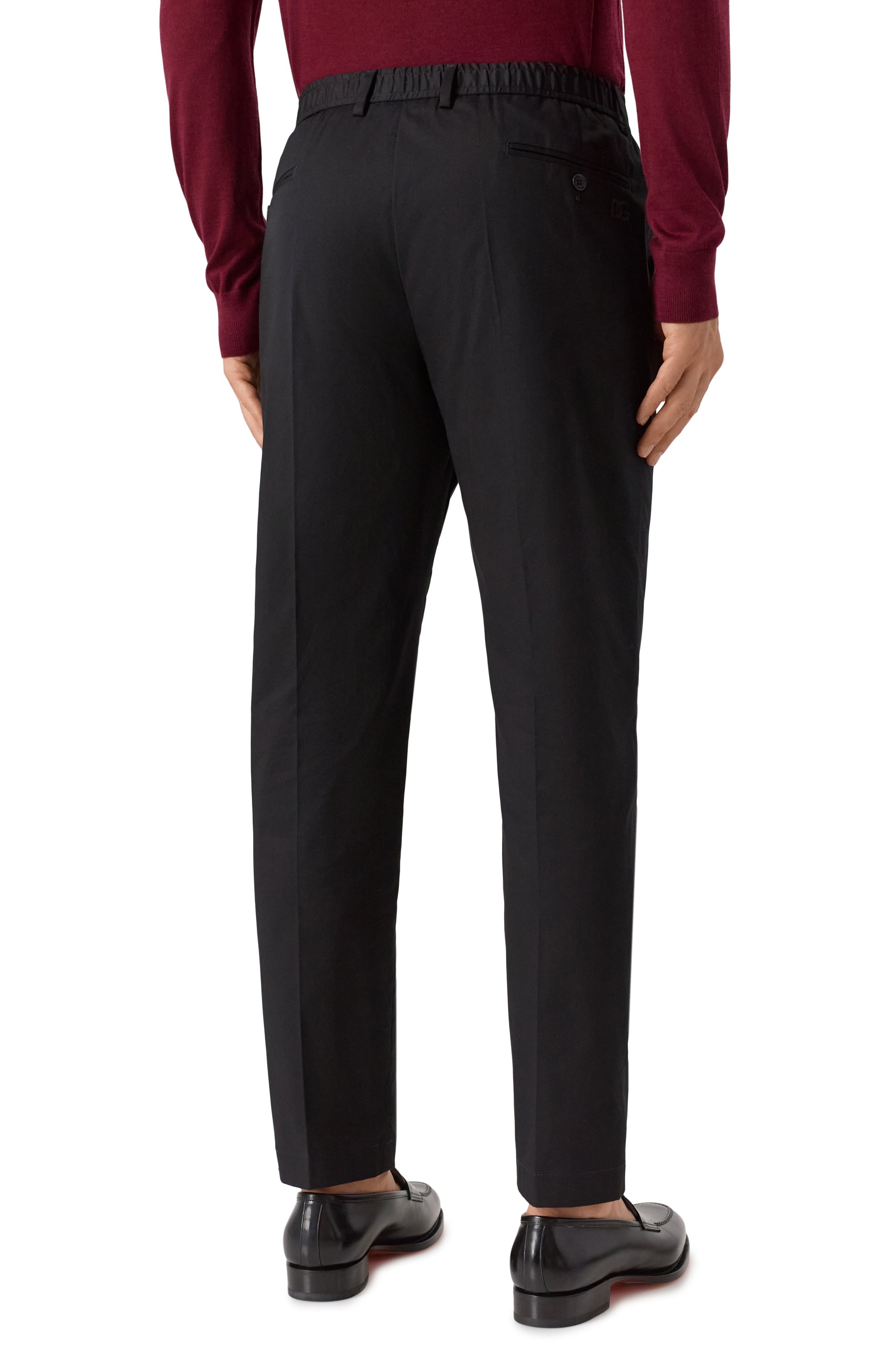 Хлопковые брюки DOLCE & GABBANA, арт. GW13EZ/FUFNV, фото 4