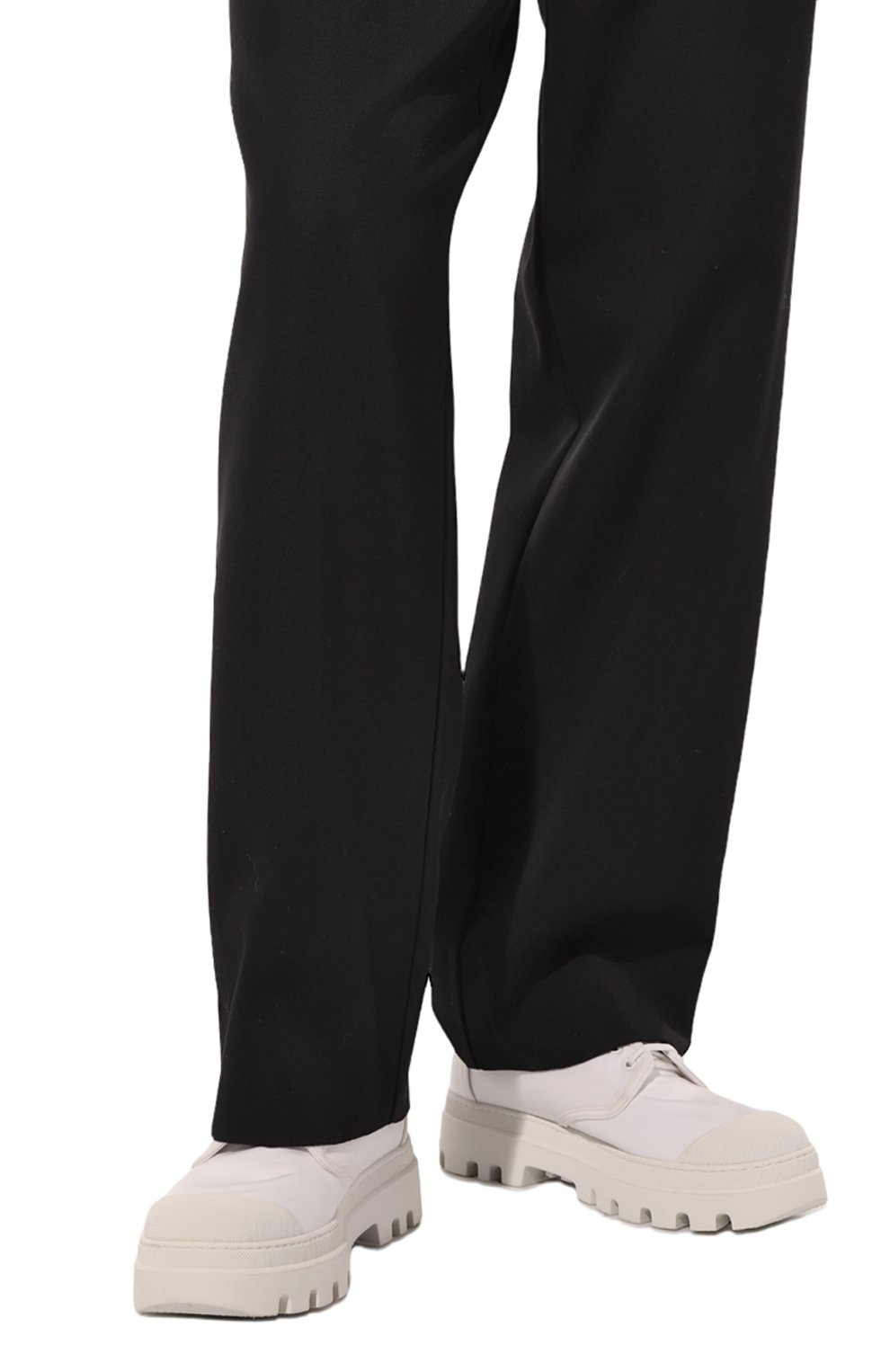 Дерби PRADA белого цвета по цене 76000 руб., арт. 2EG327-W08-F0009, фото 3 Дерби PRADA, арт. 2EG327-W08-F0009, фото 3