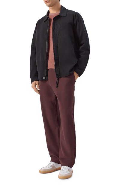 Мужская футболка из хлопка и льна BOSS CAMEL, арт. 50560028