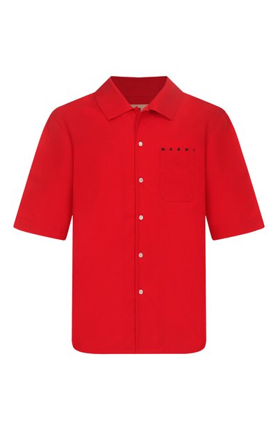 Мужская хлопковая рубашка MARNI, арт. CUMU0213P8/USCT88
