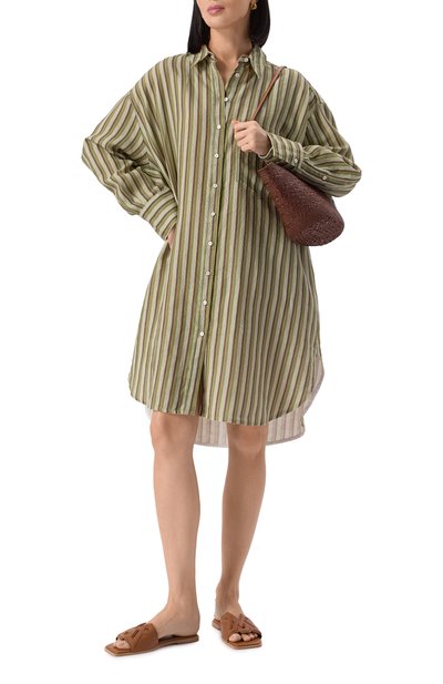 Льняное платье 120% LINO, арт. 32ALIW4PJ4/000G327, фото 2