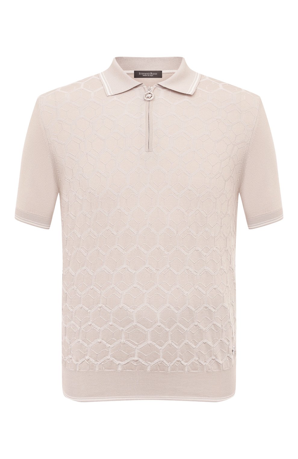 Поло из шелка и хлопка STEFANO RICCI, арт. K818068P31/F24173, фото 1