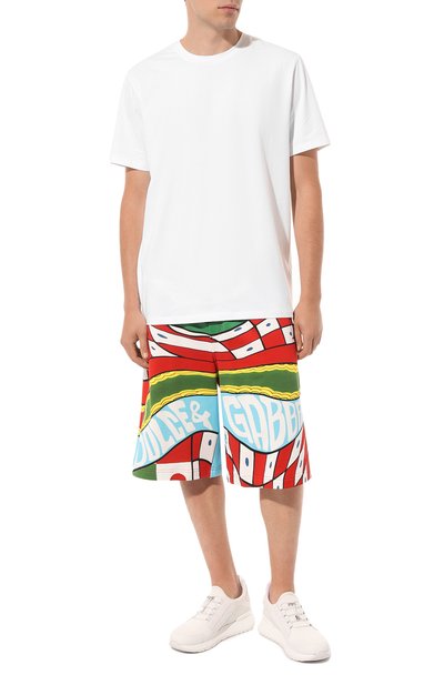 Хлопковая футболка 7 FOR ALL MANKIND белого цвета по цене 7415 руб., арт. JSIM2370WT, фото 2 Хлопковая футболка 7 FOR ALL MANKIND, арт. JSIM2370WT, фото 2