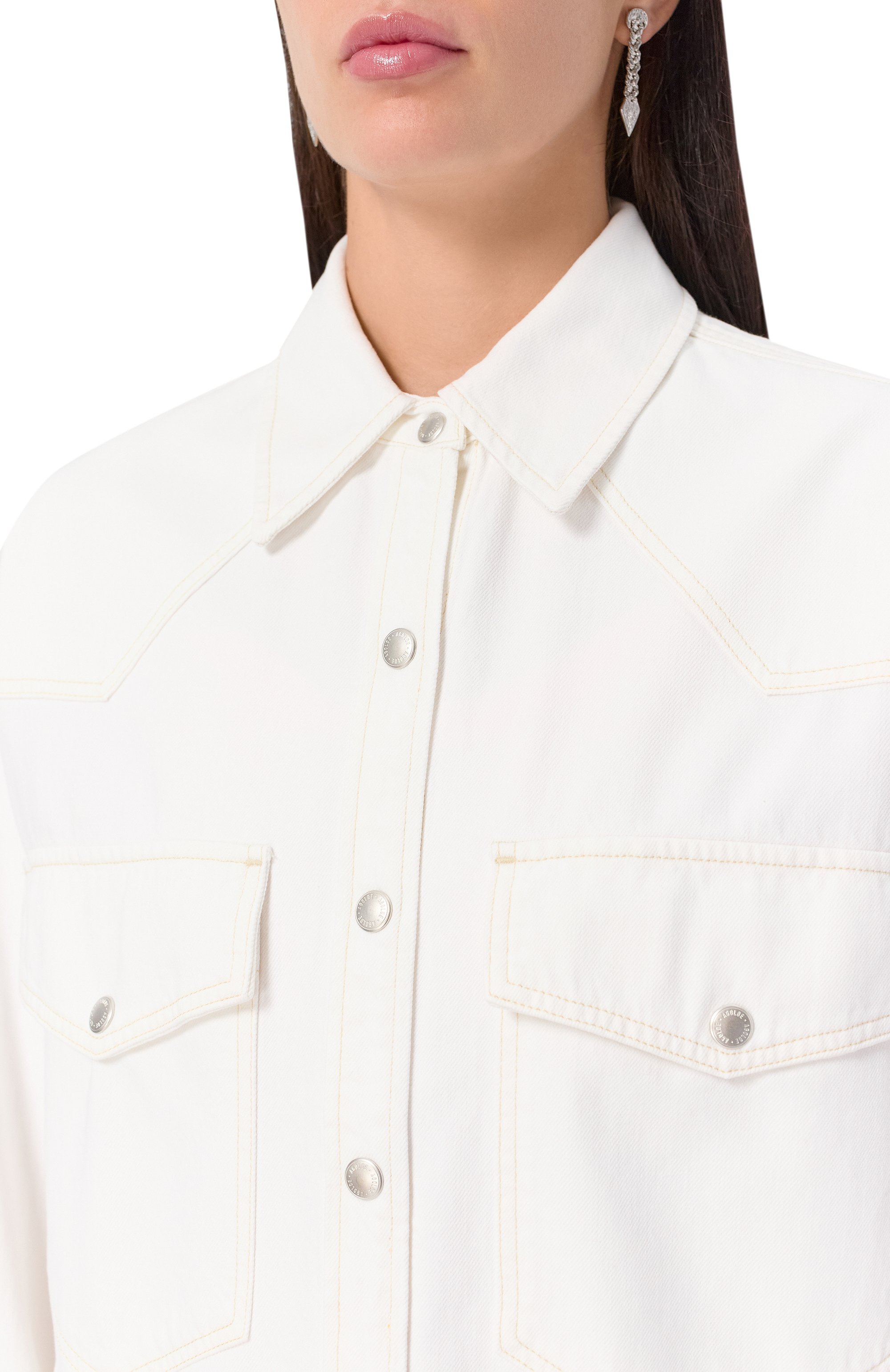 Джинсовая рубашка AGOLDE, арт. A73571500, фото 5