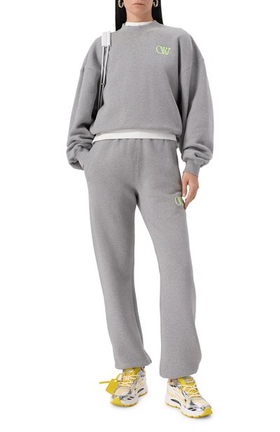 Комбинированные кроссовки be right back OFF-WHITE желтого цвета по цене 61450 руб., арт. 0WIA289S25FAB004, фото 2 Комбинированные кроссовки be right back OFF-WHITE, арт. 0WIA289S25FAB004, фото 2