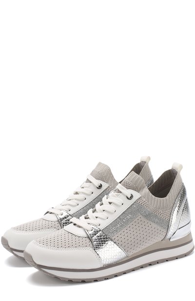 Комбинированные кроссовки billie на шнуровке MICHAEL MICHAEL KORS, арт. 43T8BIFS3D, фото 1